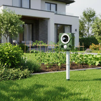 Solar Animal LED Flashing Lights Acoustic Waterproof Motion Activated Animal Scarer for Farmers, Gardeners, Orchard, Garden