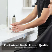 5 Rolls Neck Strips Hygienic Paper Neck Strips Stretchable Haircut for Barbers, Barbershop, Haircutting, Perming