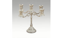 Metal 5-Arm Candelabra Classical Candelabra Reflective Candelabrum with Five Arms Luxurious for Home Decorators