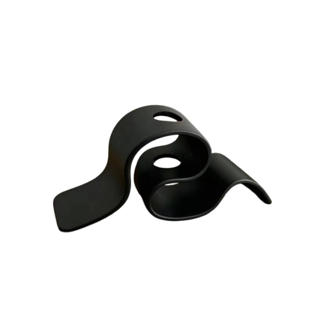 3D-Printed Flower Holder with Open Channel Curved Sculptural Flower Holder Minimalist Decor Matte for Decorators