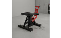 Maintenance Friendly Hydraulic Motorcycle Lift Anti Slip Dirt Bike Support Stand Height Adjustable Motorcycle Support Stand Heavy Duty for Garage