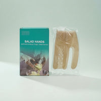 Translucent Salad Servers Curved Salad Hands Contemporary Tossers Ergonomic for Table, Kitchen