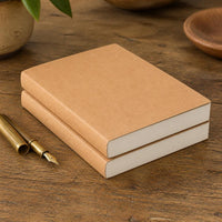 Extra Thick Blank Notebook B5 Kraft Paper Retro Black Card Journal