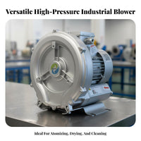 High Pressure Whirlwind Blower All-Copper Engine Side Passage Blower Manufactu Circular Air Blower Die-Cast Aluminum Housing Low