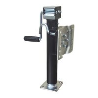 2000 lb Side-Wind Trailer Jack with Support Leg and Guide Wheel for RV/ATV