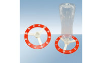 Low-Spill Chick Waterer with Circular Circle Plastic Chick Waterer Drip Free Feeder Dry for Chicks, Small Poultry