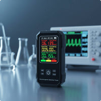 Colored Condition Levels Electromagnetic Radiation Tester Average and Maximum Mode Multi-Field EMF Meter Sound Alarm EMF Meter Data Hold