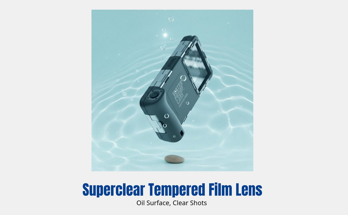 Waterproof Phone Case, Universal for iOS and Huawei Mate Series, For Underwater Photography, Swimming, Diving