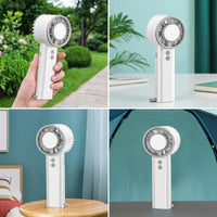 Handheld Misting Fan Compact Handheld Fan with Water Spray Personal for Travelers, Commuters, Outdoor, Travel, Office