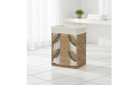 Woven Basket with Liner Lightweight Laundry Basket with Liner Decorative Clothes Hamper for Washroom