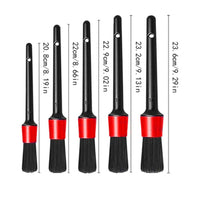 5 Pieces Soft Bristle Car Detailing Brush Scratchscratchless Automotive Detailing Brush Gentle Multi-Purpose for Air Vents
