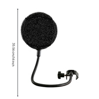 Microphone   Filter   Plosive Screen Adjustable Wind Screen with Gooseneck Clip Arm Universal for Vocalists