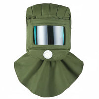 Breathable Sandblasting Hood Lightweight Grinding Dust Hood Wear Resistant Safety Shawl Cap for Polishing