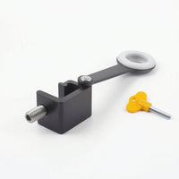 Window Limiter Clamp Non-Permanent Outward Opening Window Restrictor Hardware Heavy-Duty Security for Renters, Home Ventilation