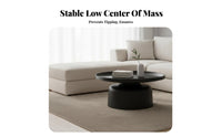 Modern Design Martini Side Table Minimalist Design Round Pedestal Table Small Footprint Home Furniture Versatile for Apartment Dwellers, Homeowners, Students, Living Room, Bedroom, Next to Sofa, Reading Nook