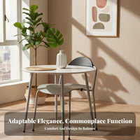Archd Rear Chair Stackable Seating Furniture Minimalist Design Lightweight for Business Owners, Students, Restaurant, Office