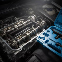 Engine Timing Tool Kit with Carrying Container Timing Tool Kit Portable for Mechanics, Technicians, Garage