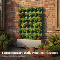 Mobile Self-Watering Plant Wall Indoor & Outdoor Use for Small Areas, Gardeners