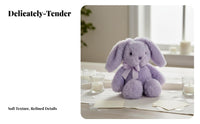 Bow Tie Bunny Soft Cozy and Snuggly Bunny Soft Toy High-Quality Textile Hare Stuffed Animal for Young Children, Infants, Birthday Gift, Wedding Favor