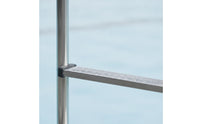 Stainless Steel Pool Ladder Anti-Skid Pool Ladder with Handrails Polished