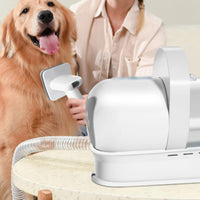 Low Noise Shedding Vacuum Brush 7 in 1 Cat Grooming Clipper Kit for Home