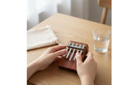 5-Note Thumb Piano Educational Smooth Finish Handheld Finger Piano for Beginners, Kids, Travel