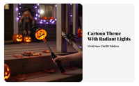 Handheld and Portable illuminated Pumpkin light stick Lightweight Design gourdo'-lantern'-Lantern light stick Festive Halloween accessory Replaceable Batteries for Children, Trick-or-Treaters, young children, Parties, Costume events, Nighttime Safety