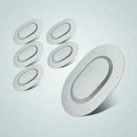 6 Pieces Trunk Drain Plug Textured Trunk Floor Plug Rigid for Cars Restorers
