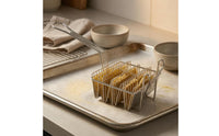 Taco Fryer Basket Stainless Steel Wire Taco Basket Kitchenware Long Loop Handle