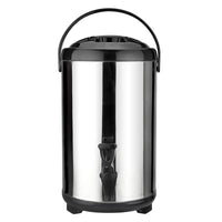 Commercial Stainless Steel Milk Tea Bucket with Insulation, 10L Capacity