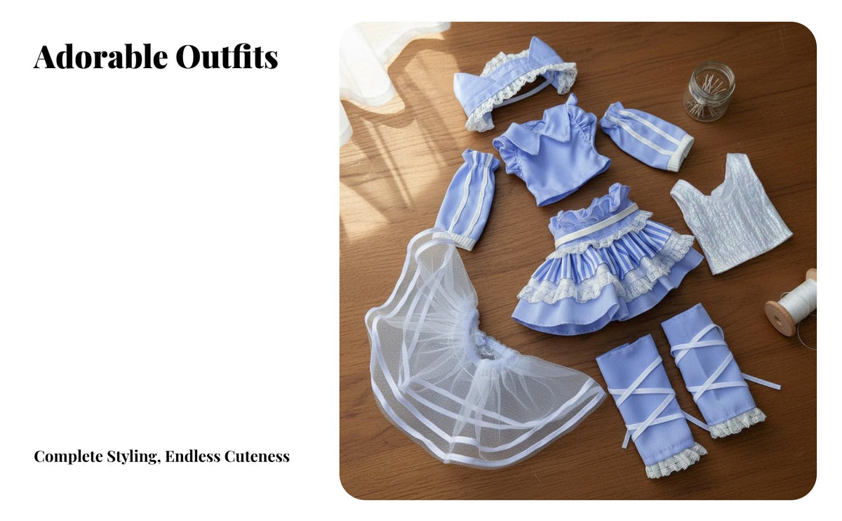 Doll Clothes Set Design Doll Clothing Set Interchangeable Pieces Toy Accessory for Collecting