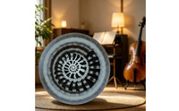 Water Sound Meditation Practice Drum Precipitation Tone Drum Easy to Play Musical Instrument for Beginners
