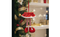 Hanging Car Decoration Festive Car Hanging Ornament Red-and-White Striped Charm for Vehicle Interior