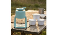 Compact Hand Crank Ice Shaver Tabletop Kitchen Tool for Home