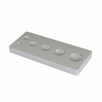 Snap Rivet Setter Base Multi-Use Mirror Finish Setting Base Craft Equipment for Leatherworkers