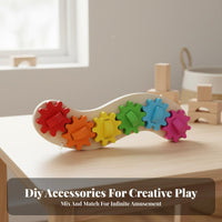 Develops Fine Movement Skills Busy Board Gear Accessory Hand-Eye Coordination Busy Board DIY Accessory Stimulates Cognitive Development