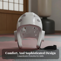 Taekwondo Headgear Impact Resistant Taekwondo Sparring Face Guard Shock Absorbing Full Face Sparring Helmet for Adults, Kids
