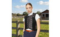 Equestrian Torso Guard Breathable Mesh Horse Riding Vest Zip Front Riding Shielded Vest