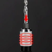 150 Mm Drill Bit Adapter Set Knurled Wrench Drill Adapter Cylindrical Tool Accessory Metal