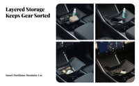 Center Console Organizer Tray Molded Center Console Storage Insert Storage Tray Insert Raised Side Walls Car Accessory