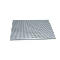 Rectangular Perforated Baking Tray Commercial-Style Perforated Baking Sheet Professional Pastry Tray with Holes Reinforced for Home Kitchen