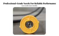 Long-Lasting High Pressure Washer Nozzle 1/4 Inch Quick Connect Spray Tip Rustproof for Driveway Cleaning