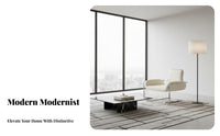 Modernist Inspired Serpentine Form Seat Modern Design Accent Armchair Minimalist Aesthetic Lounge Chair Statement Piece for Interior Designers, Apartment Dwellers, Living Room, Reception Area, Bedroom, study corner