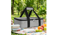 Casserole Carrier Thermal Insulated Food Carrier Hot and Cold Insulated Carry Bag with Padded Handle for Caterers, Potlucks, Picnics, Tailgating