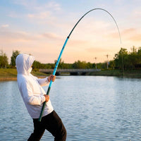 Carp Fishing Rod Portable Telescopic 4 Section 65cm Collapsed Fiberglass Stream