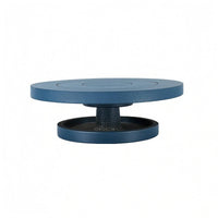 Cast Iron Pottery Turntable Double-Sided Clay Turntable Low-Height Pottery Banding Wheel Concentric Circular Ridge Top