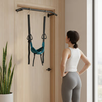 Hanging Neck Traction Harness with Hook Padded Neck Traction Strap Supportive Portable for Home