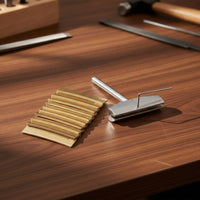 Fret Installation Tool with Plates Radiused Guitar Fret Press with Inserts Fretboard Press Caul for Luthiers, Luthier Workshop