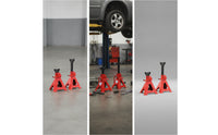 Jack Stand with Triangular Base Double Locking Jack Stand Anti Slip for Mechanics, Garage, Workshops
