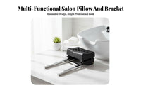 Replacement Part Tilting Shampoo Headrest Bracket Ergonomic Design Shampoo Bed Headrest Comfortable for Barbers, Home Users, Barbershop, Spa